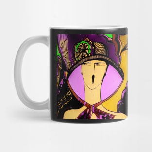 ART DECO SUMMER HAT Mug